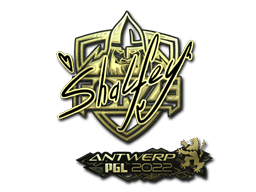 Samolepka (shalfey zlatá PGL Antwerp 2022)