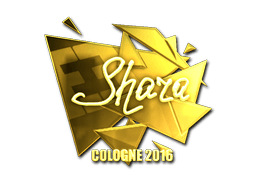 Samolepka (Shara zlatá ESL Cologne 2016)