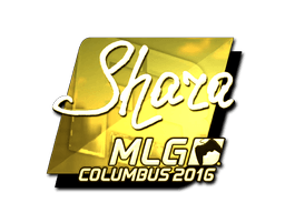 Samolepka (Shara zlatá MLG Columbus 2016)