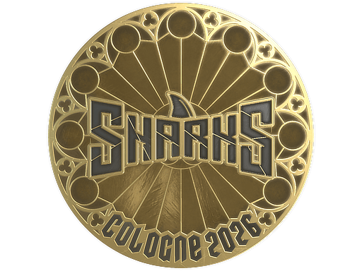Samolepka (Sharks Esports zlatá IEM Cologne 2026)