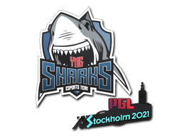 Samolepka (Sharks Esports PGL Stockholm 2021)