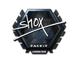 Klistermærke (shox folie London 2018)
