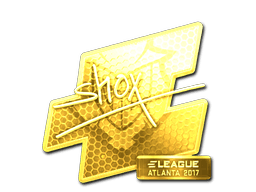Samolepka (shox zlatá Atlanta 2017)