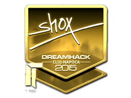 Samolepka (shox zlatá Kluž 2015)