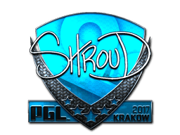 Klistermærke (shroud folie Krakow 2017)