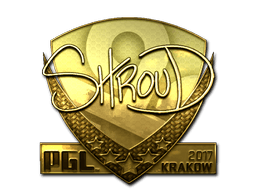 Samolepka (shroud zlatá Krakow 2017)