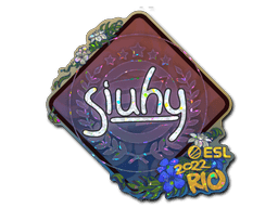 Klistermærke (siuhy glitter Rio 2022)