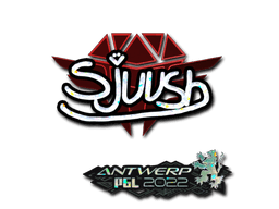 Klistermærke (sjuush glitter Antwerp 2022)