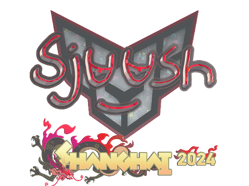 Klistermærke (sjuush glitter Shanghai 2024)