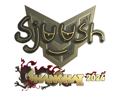 Samolepka (sjuush zlatá Perfect World Shanghai 2024)