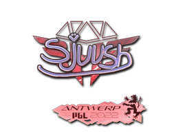Klistermærke (sjuush holo Antwerp 2022)