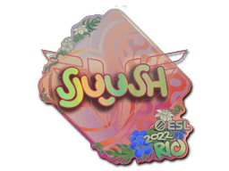 Klistermærke (sjuush holo Rio 2022)