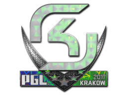 Klistermærke (SK Gaming holo Krakow 2017)