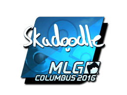 Klistermærke (Skadoodle folie MLG Columbus 2016)