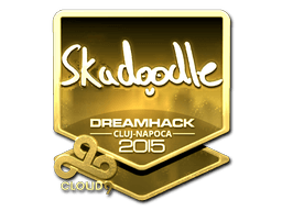 Samolepka (Skadoodle zlatá Kluž 2015)
