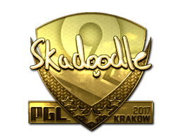 Samolepka (Skadoodle zlatá Krakow 2017)