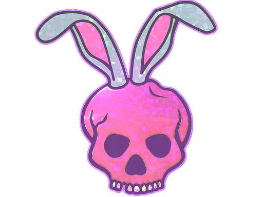 印花 (Skull Bunny Glitter)