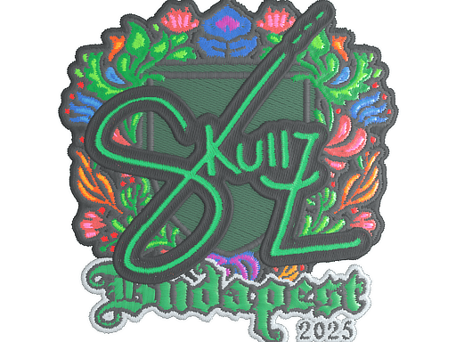 Adesivo (skullz Ricamato Budapest 2025)