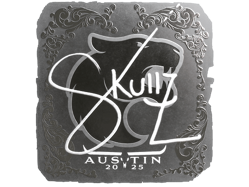 Klistermærke (skullz folie Austin 2025)