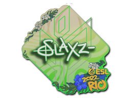 Samolepka (slaxz- IEM Rio 2022)