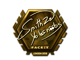 Aufkleber (SmithZz Gold London 2018)