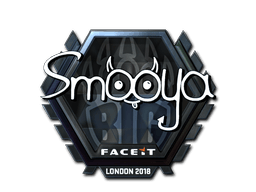 Klistermærke (smooya folie London 2018)
