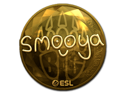 Samolepka (smooya zlatá Katowice 2019)