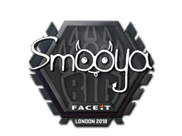 Klistermærke (smooya London 2018)