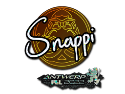 Klistermærke (Snappi glitter Antwerp 2022)