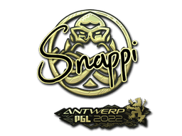 Samolepka (Snappi zlatá PGL Antwerp 2022)