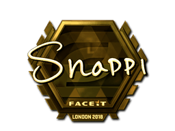 Samolepka (Snappi zlatá London 2018)
