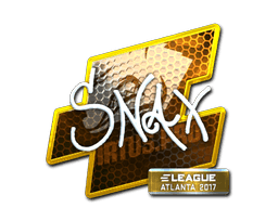 Klistermærke (Snax folie Atlanta 2017)