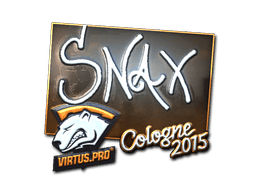 Klistermærke (Snax folie Cologne 2015)