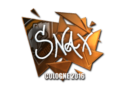 Klistermærke (Snax folie Cologne 2016)