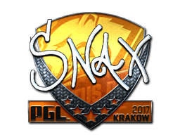 Klistermærke (Snax folie Krakow 2017)