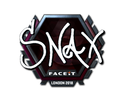 Klistermærke (Snax folie London 2018)