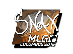Klistermærke (Snax folie MLG Columbus 2016)