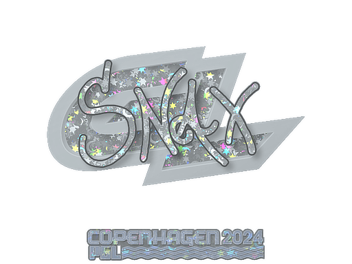 Klistermærke (Snax glitter Copenhagen 2024)
