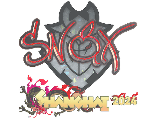 Klistermærke (Snax glitter Shanghai 2024)