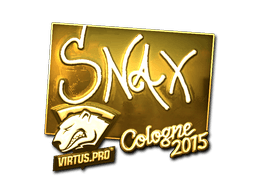 Samolepka (Snax zlatá Kolín nad Rýnem 2015)