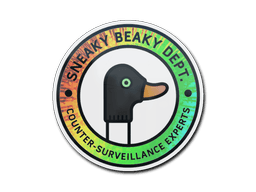 Klistermærke (Sneaky Beaky Dept. holo)
