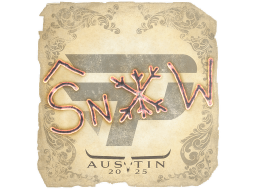 Adesivo (snow Austin 2025)
