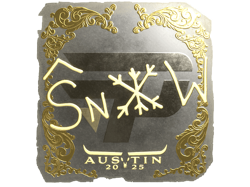 Adesivo (snow Oro Austin 2025)