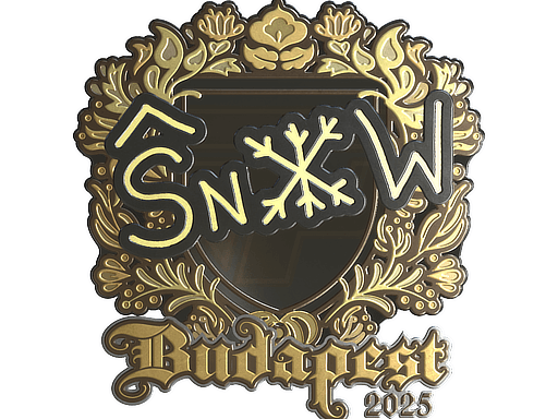 Adesivo (snow Oro Budapest 2025)