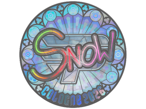 Klistermærke (snow holo Cologne 2026)