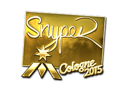Samolepka (SnypeR zlatá Kolín nad Rýnem 2015)