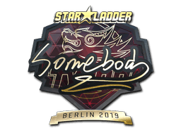 Samolepka (somebody zlatá Berlin 2019)