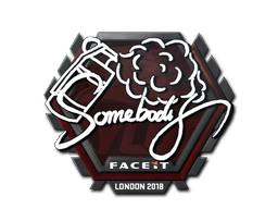 Samolepka (somebody London 2018)