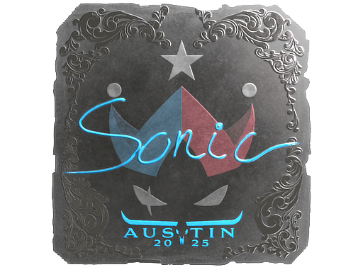 สติกเกอร์ (Sonic ฟอยล์ Austin 2025)