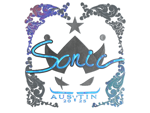 สติกเกอร์ (Sonic โฮโล Austin 2025)